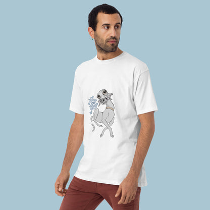 Feeling Fangsy - Men’s Heavyweight Cotton T-Shirt