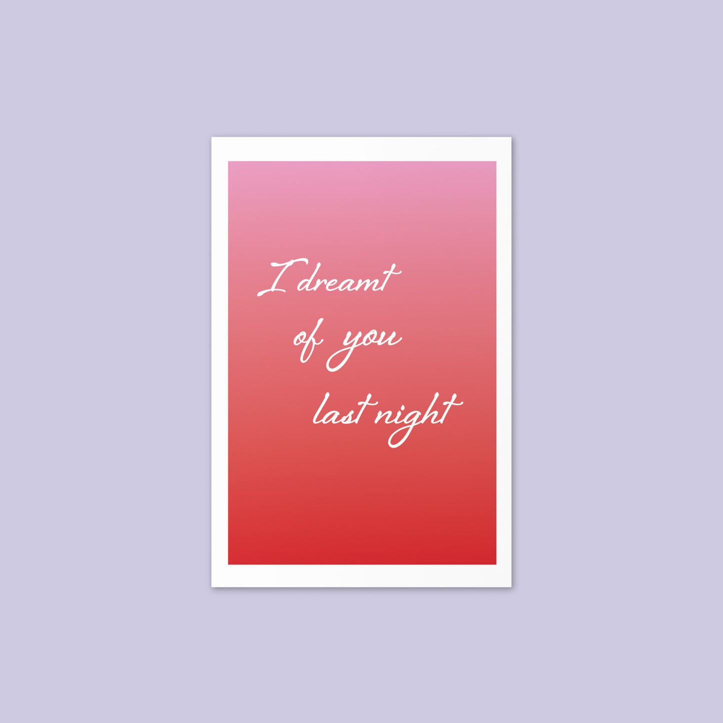 Dreaming of You, Kangaroo - Greeting Card
