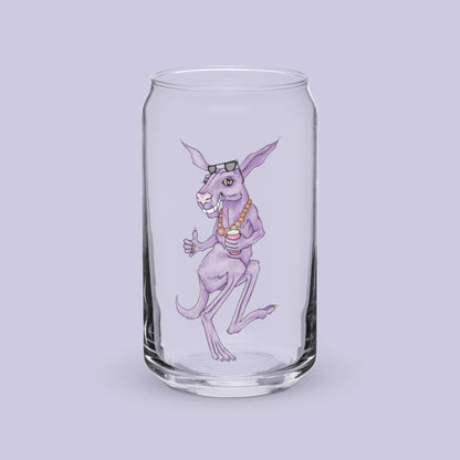 Dream Kangaroo - Can-Shaped Glass