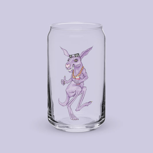 Dream Kangaroo - Can-Shaped Glass
