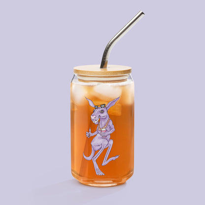 Dream Kangaroo - Can-Shaped Glass