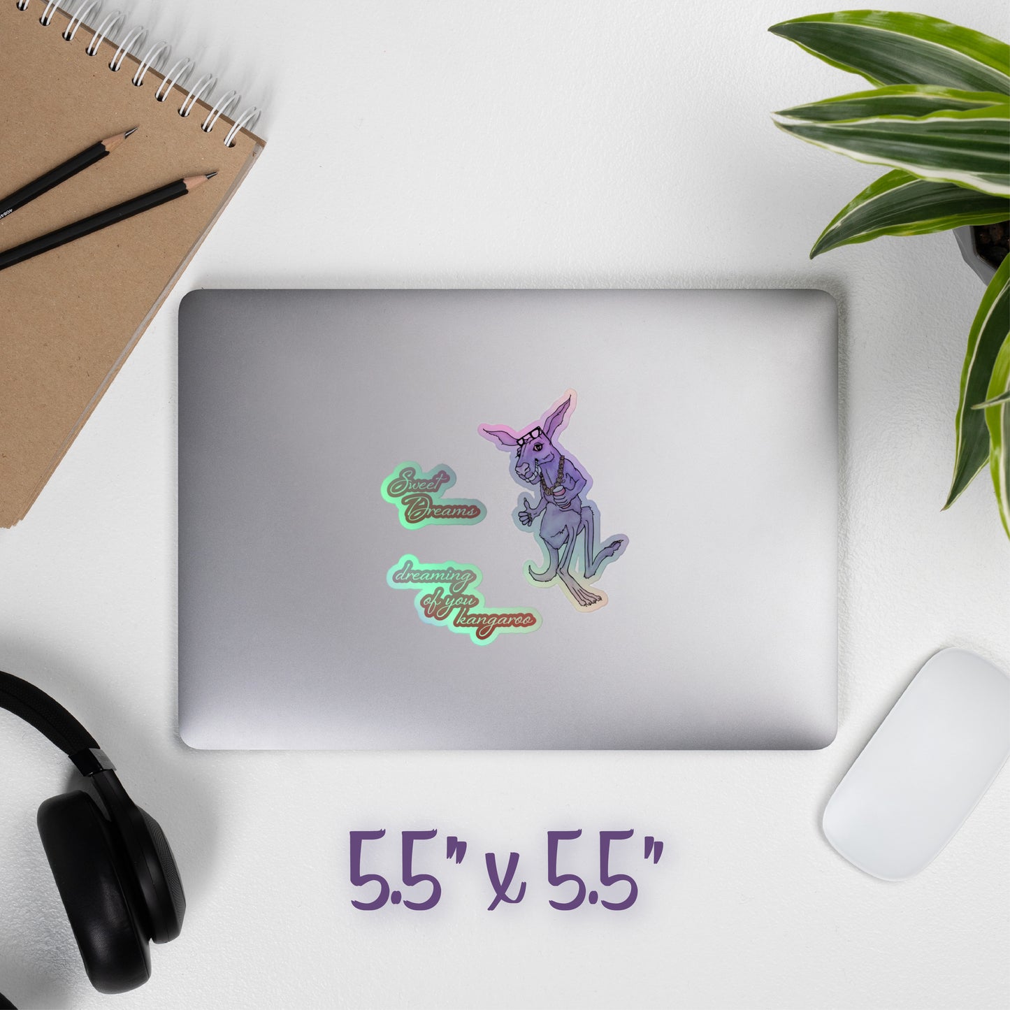 Dreaming of You, Kangaroo - Holographic Stickers