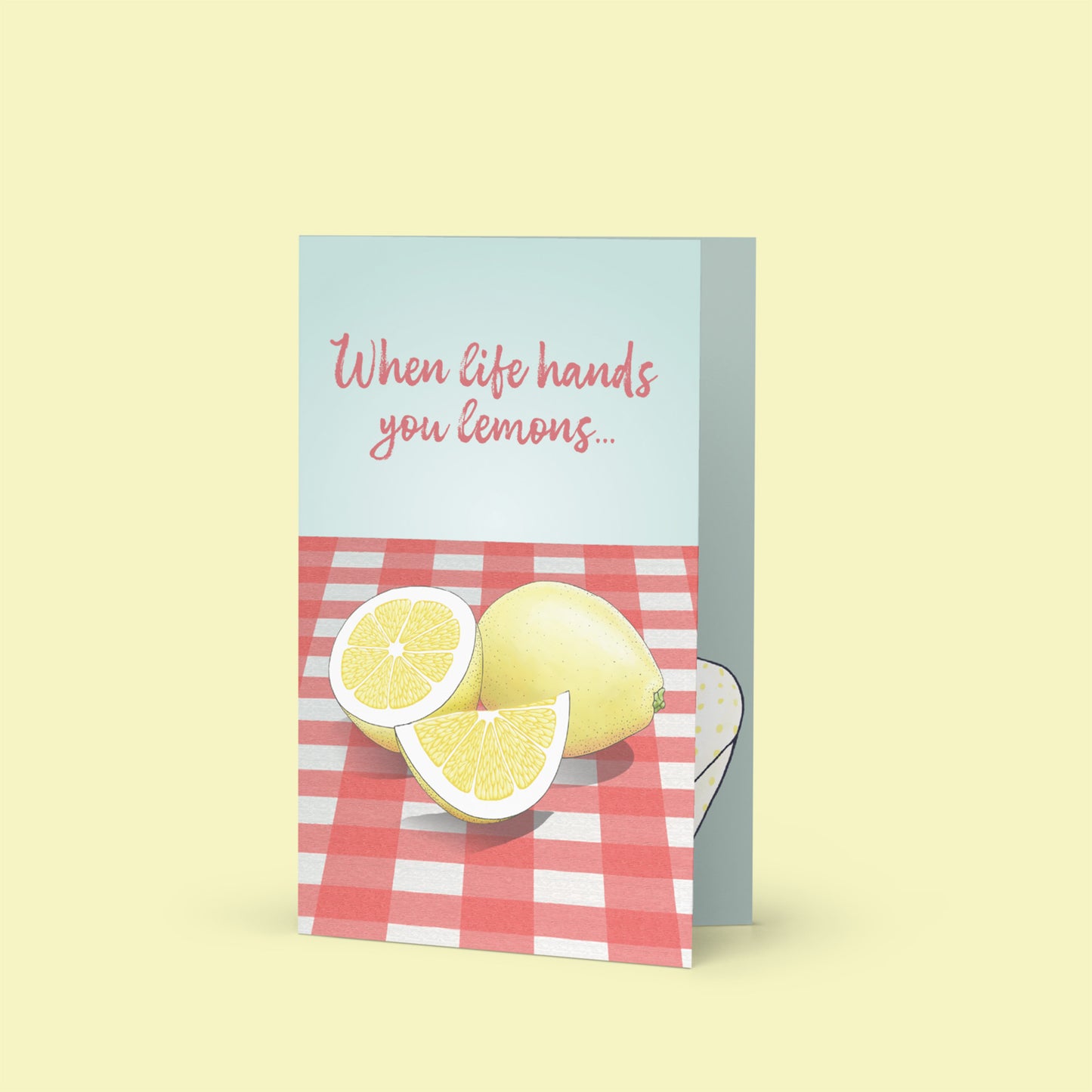 Lemon Lady - Greeting Card