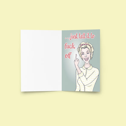Lemon Lady - Greeting Card