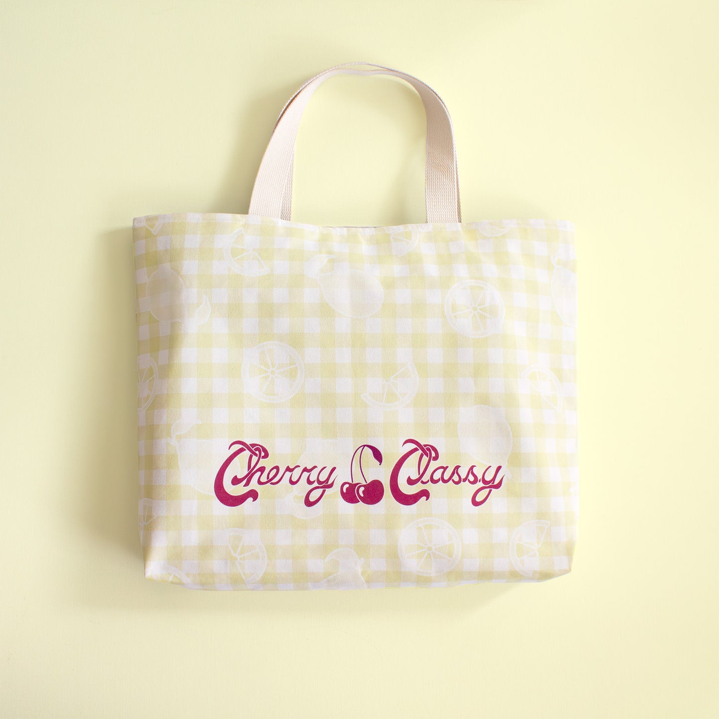 Lemon Lady - Large Cotton Tote