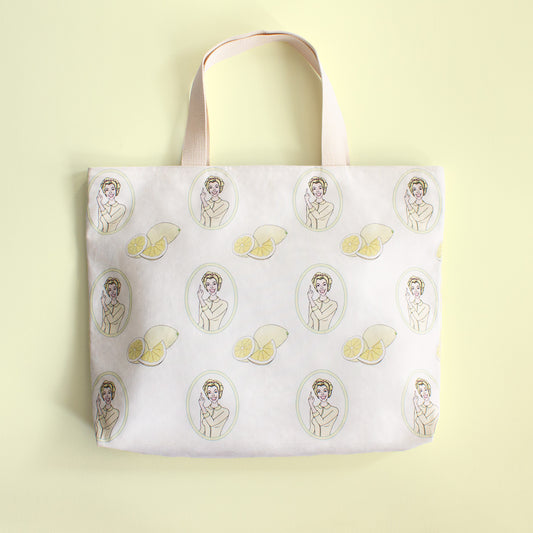 Lemon Lady - Large Cotton Tote