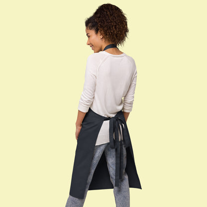 Lemon Lady - Embroidered Organic Cotton Apron