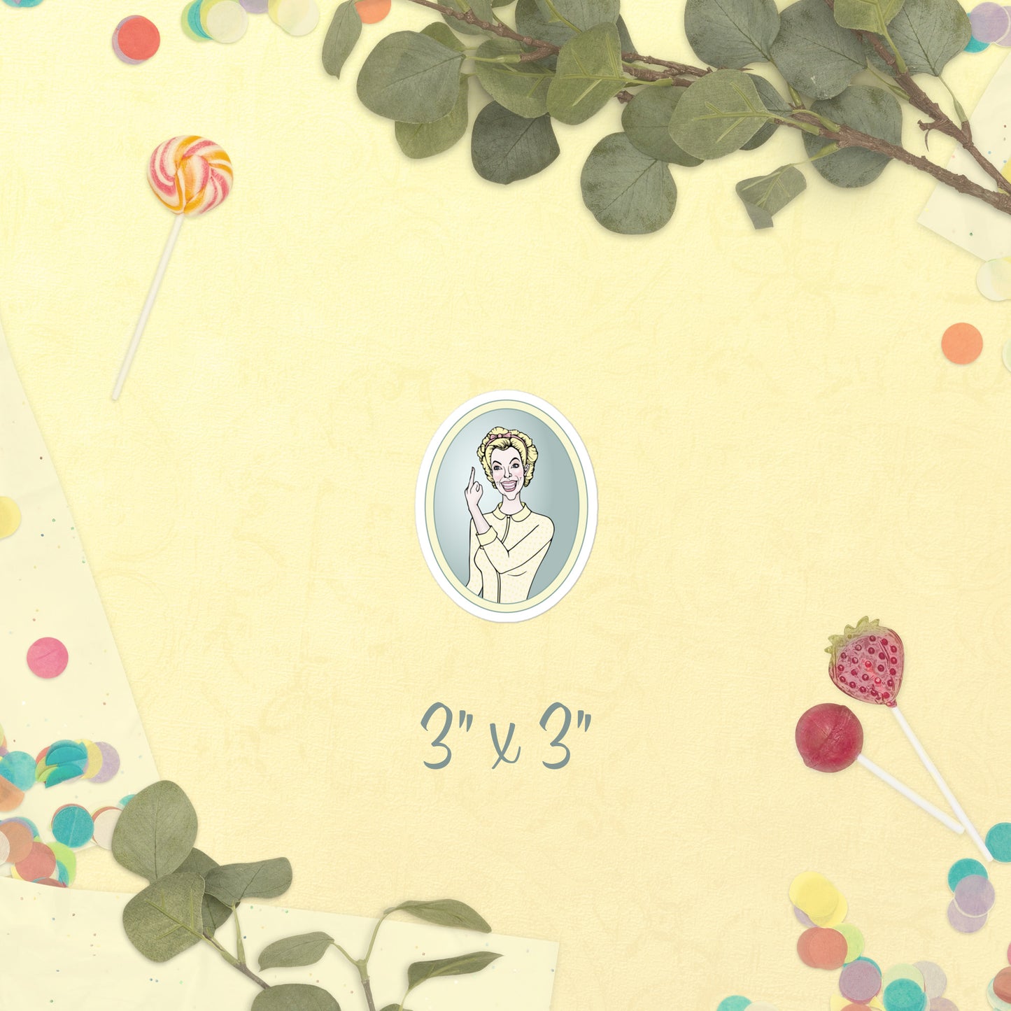 Lemon Lady - Sticker
