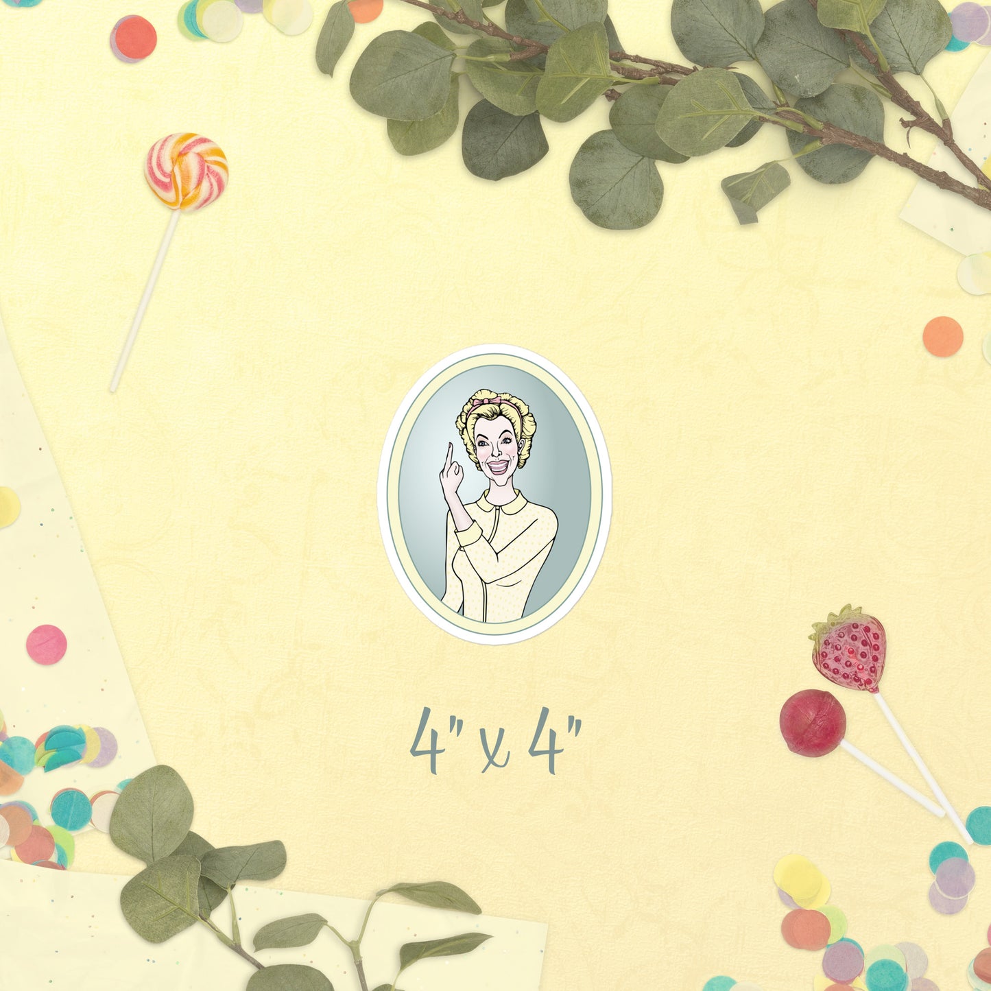 Lemon Lady - Sticker