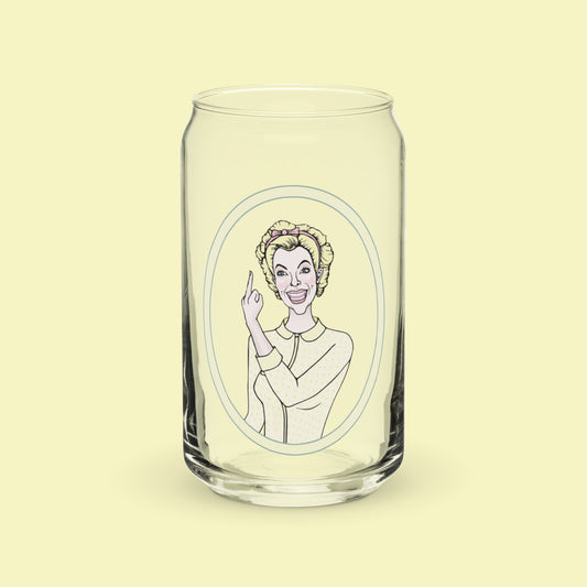 Lemon Lady - Can-Shaped Glass