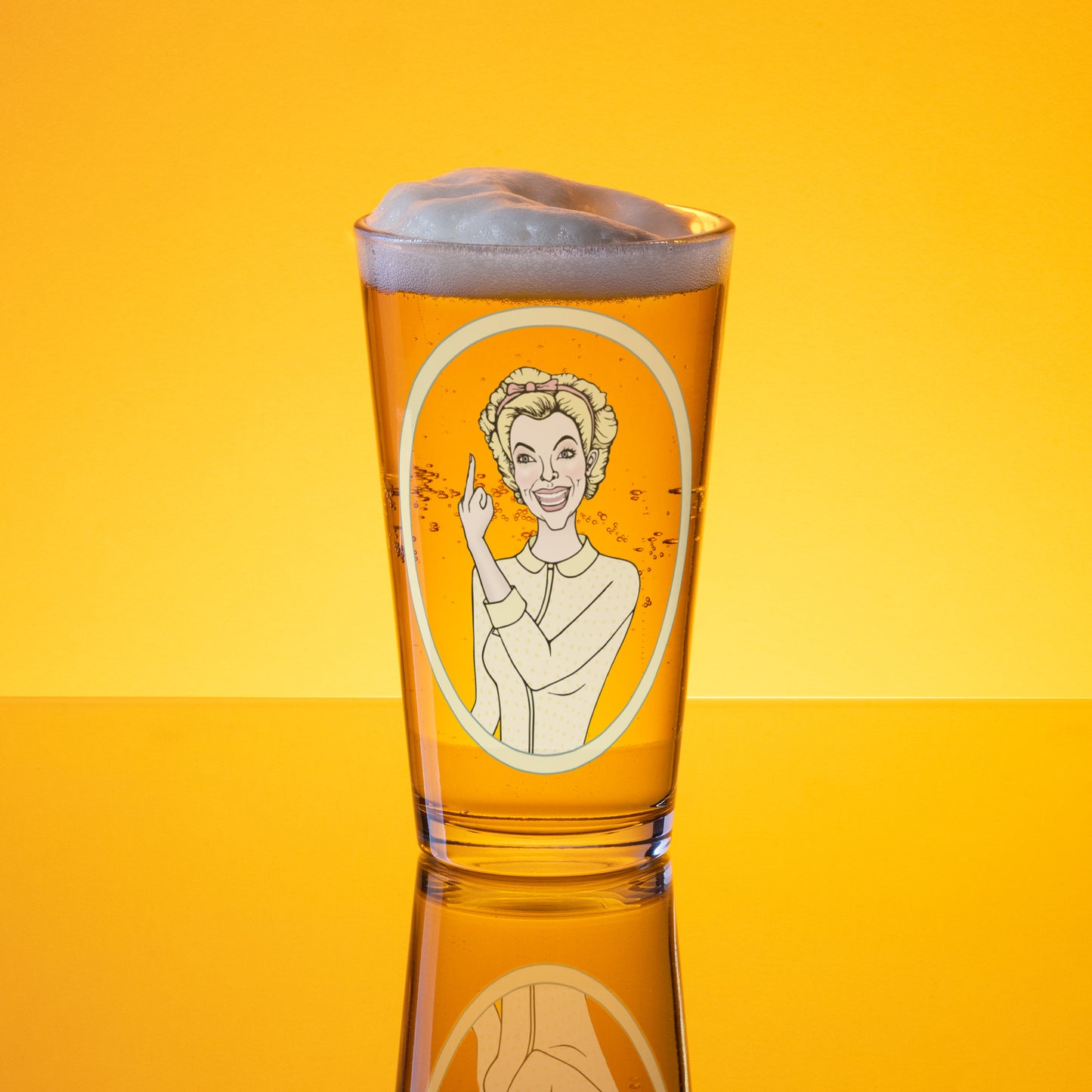 Lemon Lady - Shaker Pint Glass