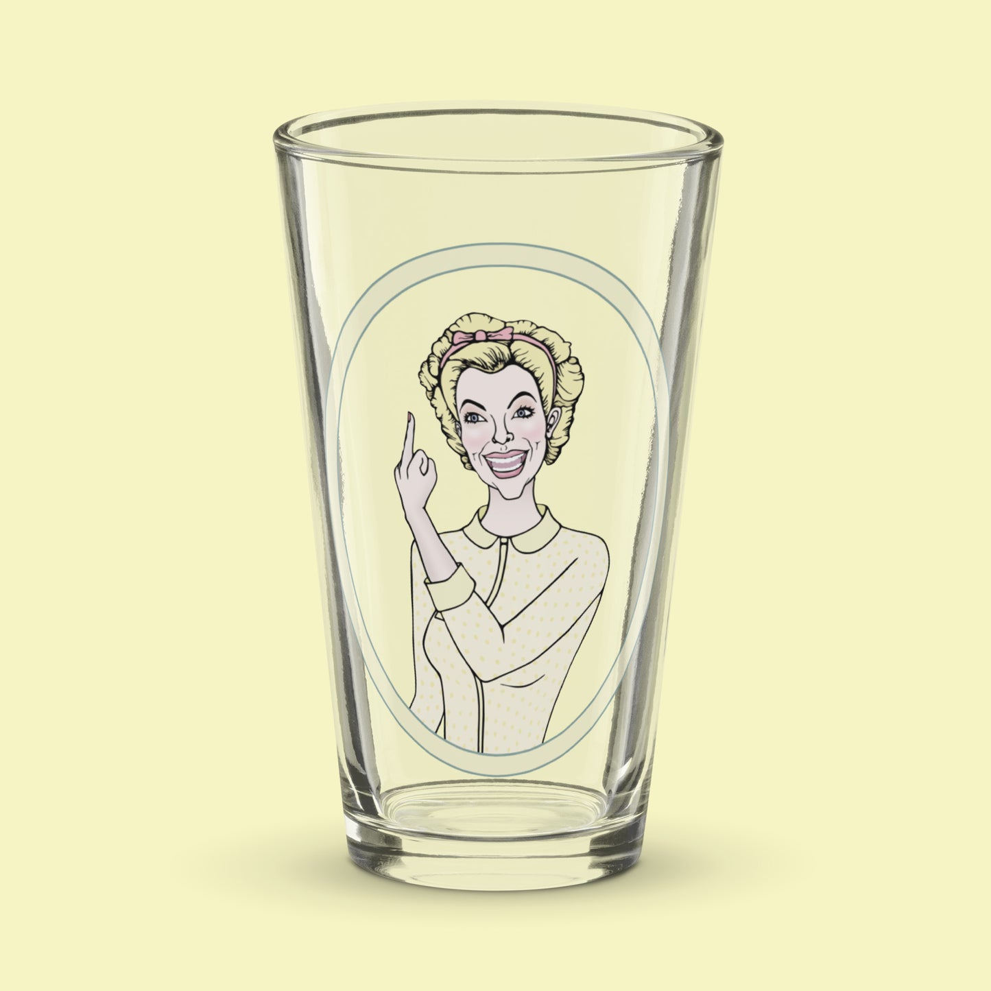 Lemon Lady - Shaker Pint Glass