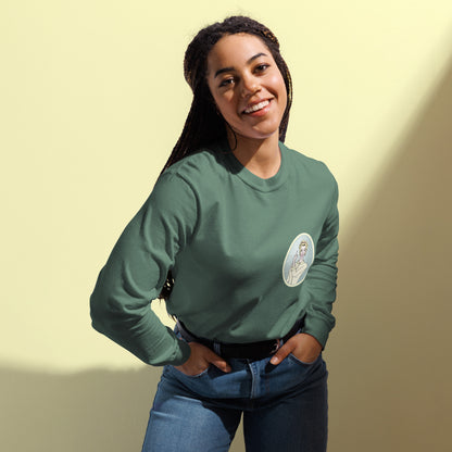Lemon Lady - Unisex Long-Sleeve Heavyweight Cotton Shirt