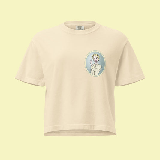 Lemon Lady - Women’s Boxy Cotton T-Shirt