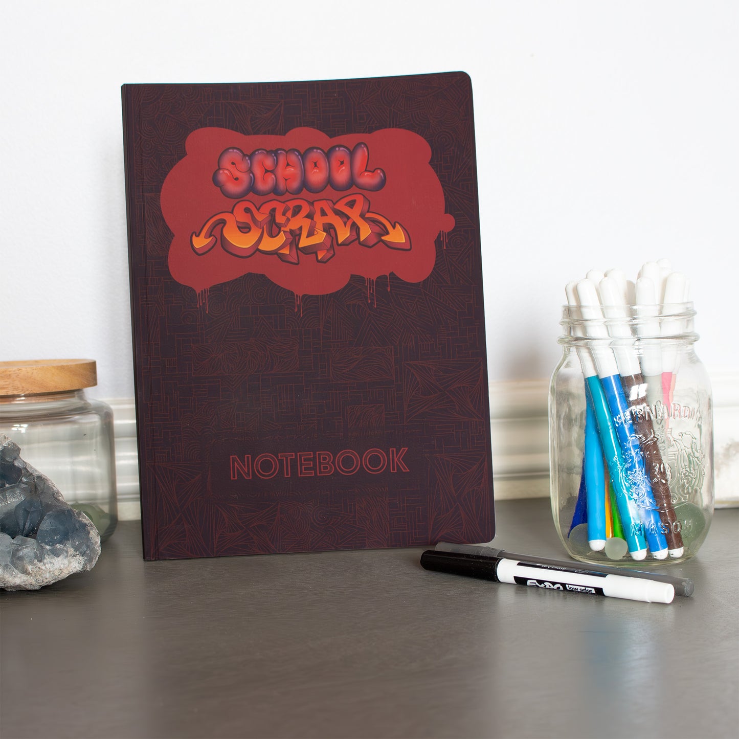 School Scrap Notebook - Cinnamon Scorch