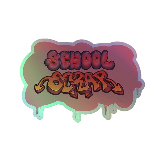 School Scrap - Cinnamon Scorch - Holographic Sticker