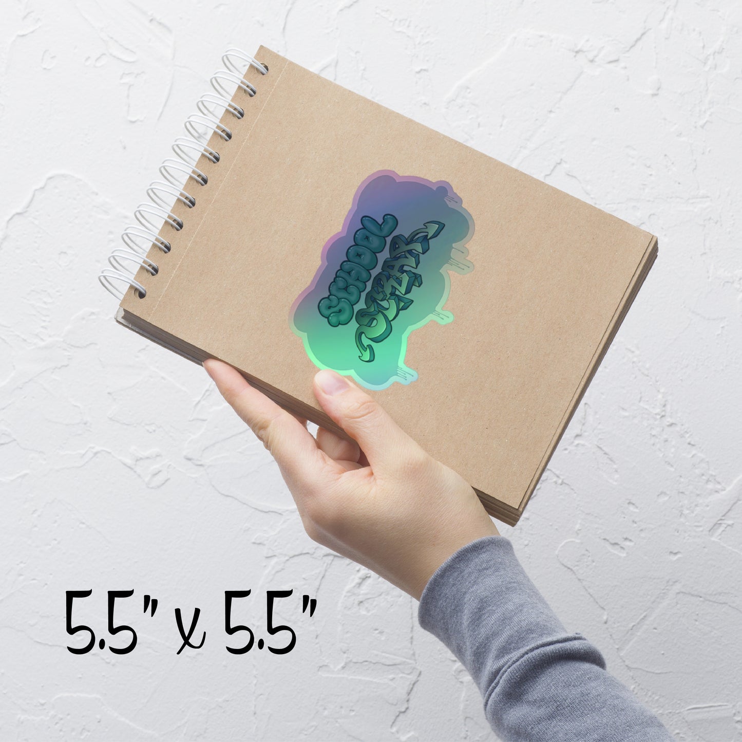 School Scrap - Minty Fresh - Holographic Sticker