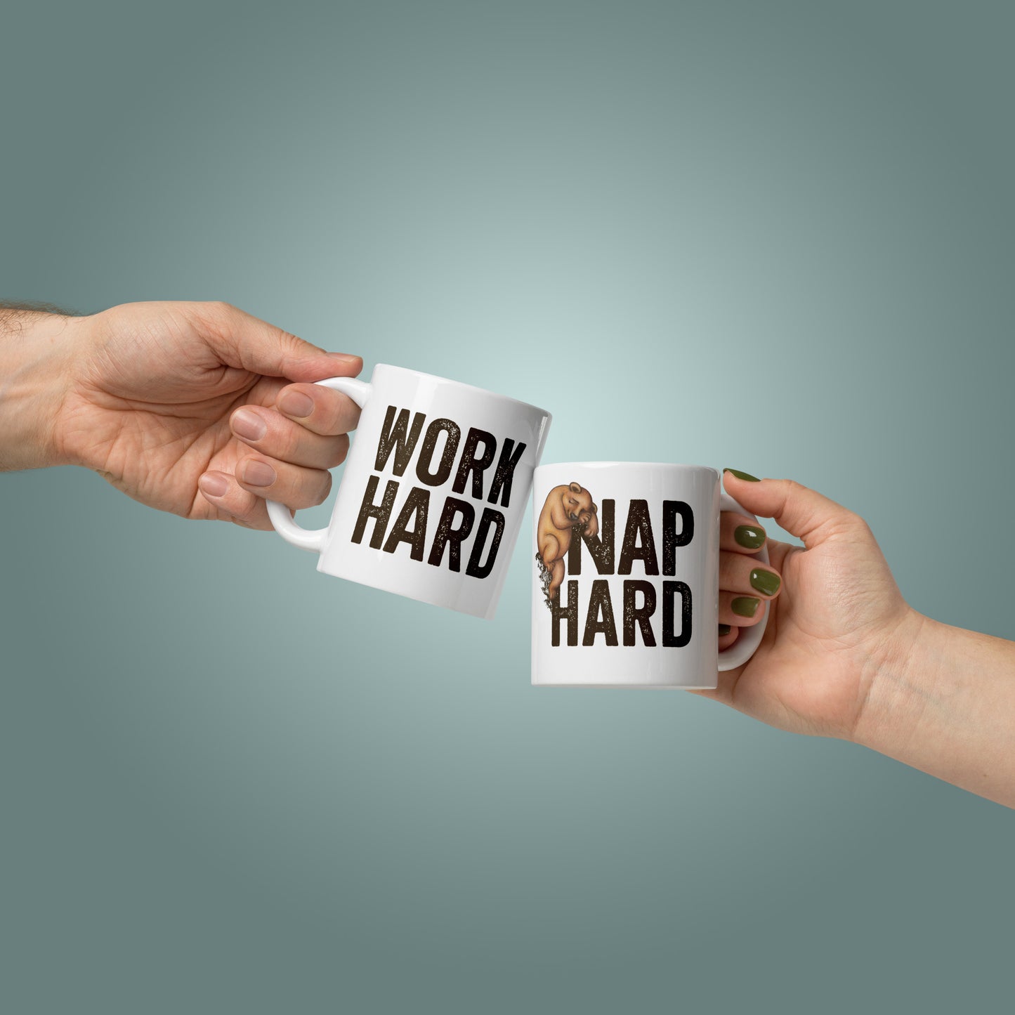 Work Hard, Nap Hard - Mug