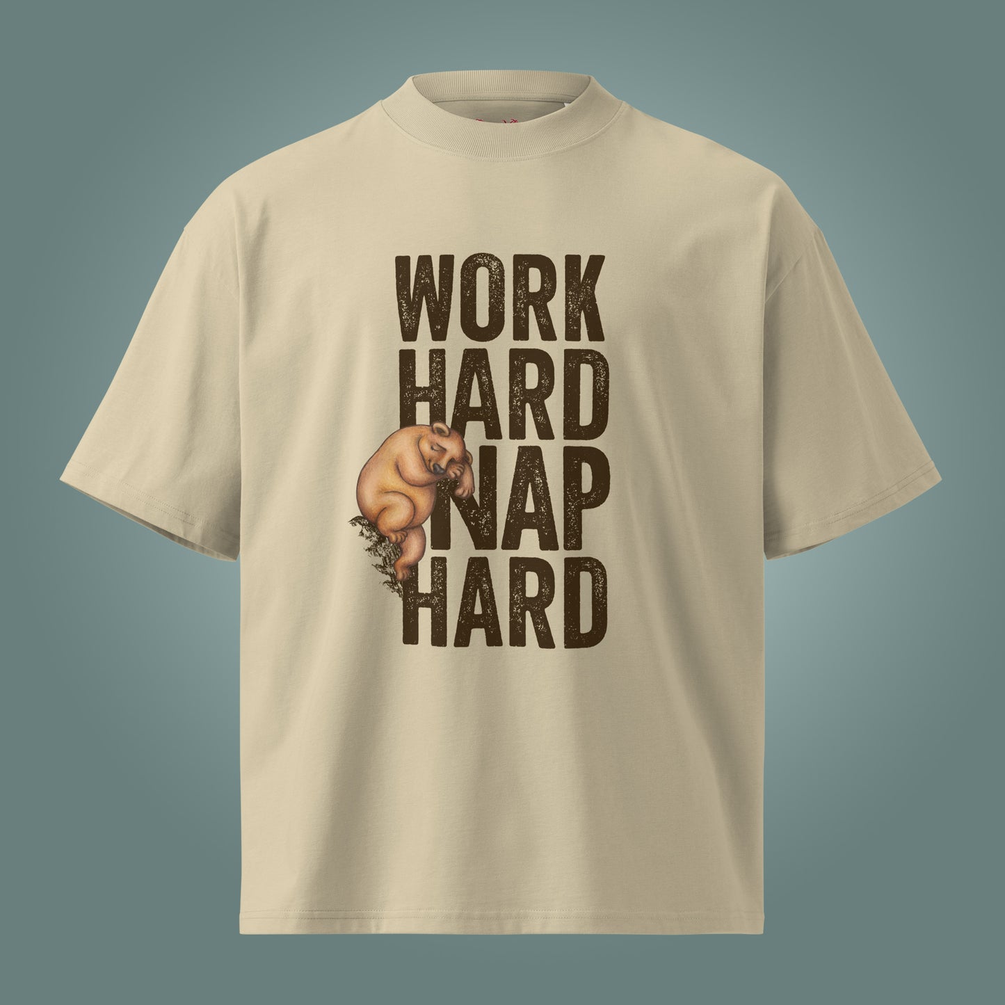 Work Hard, Nap Hard - Unisex Organic Cotton T-Shirt