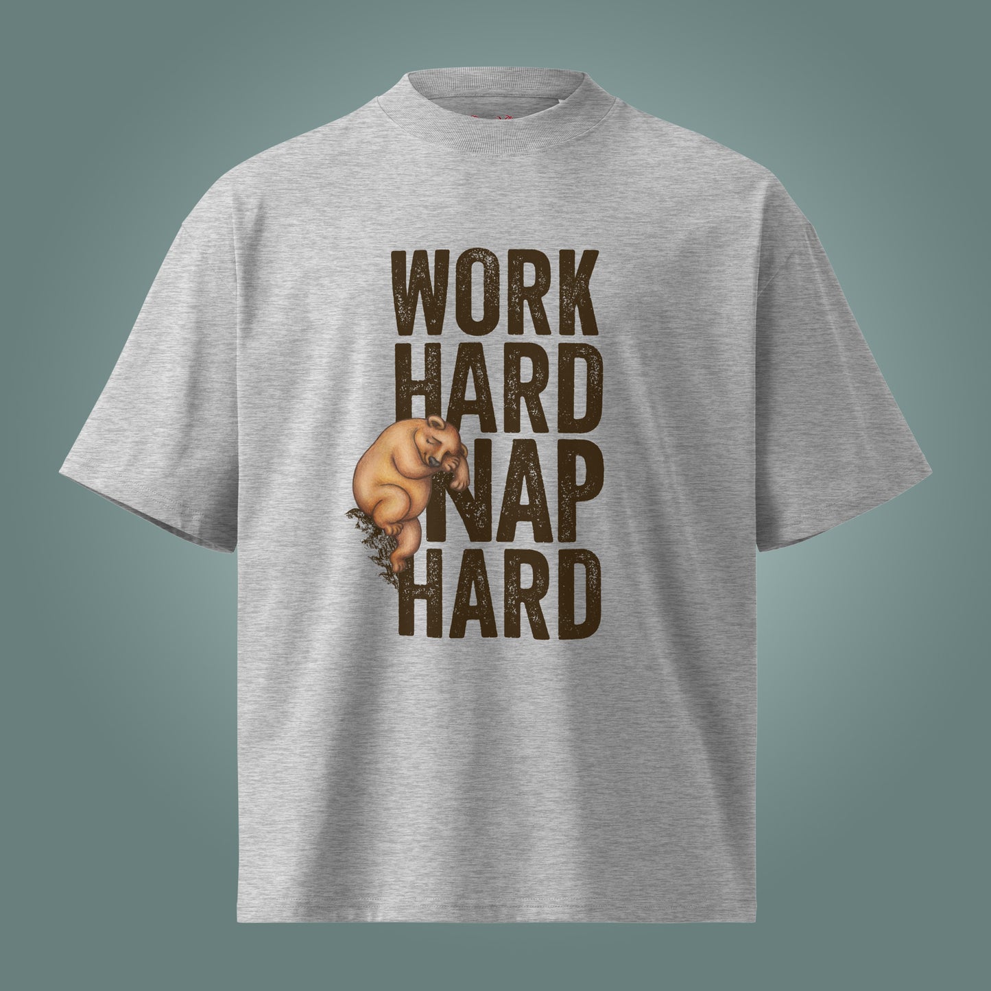 Work Hard, Nap Hard - Unisex Organic Cotton T-Shirt
