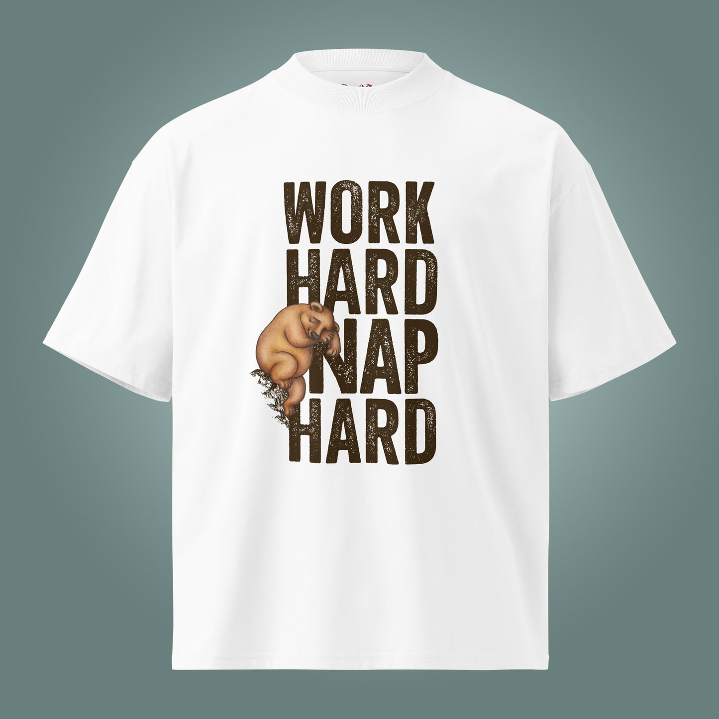 Work Hard, Nap Hard - Unisex Organic Cotton T-Shirt