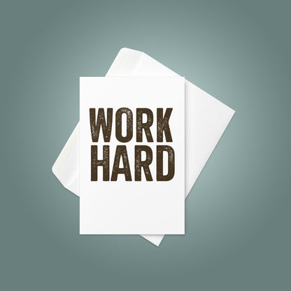 Work Hard, Nap Hard - Greeting Card