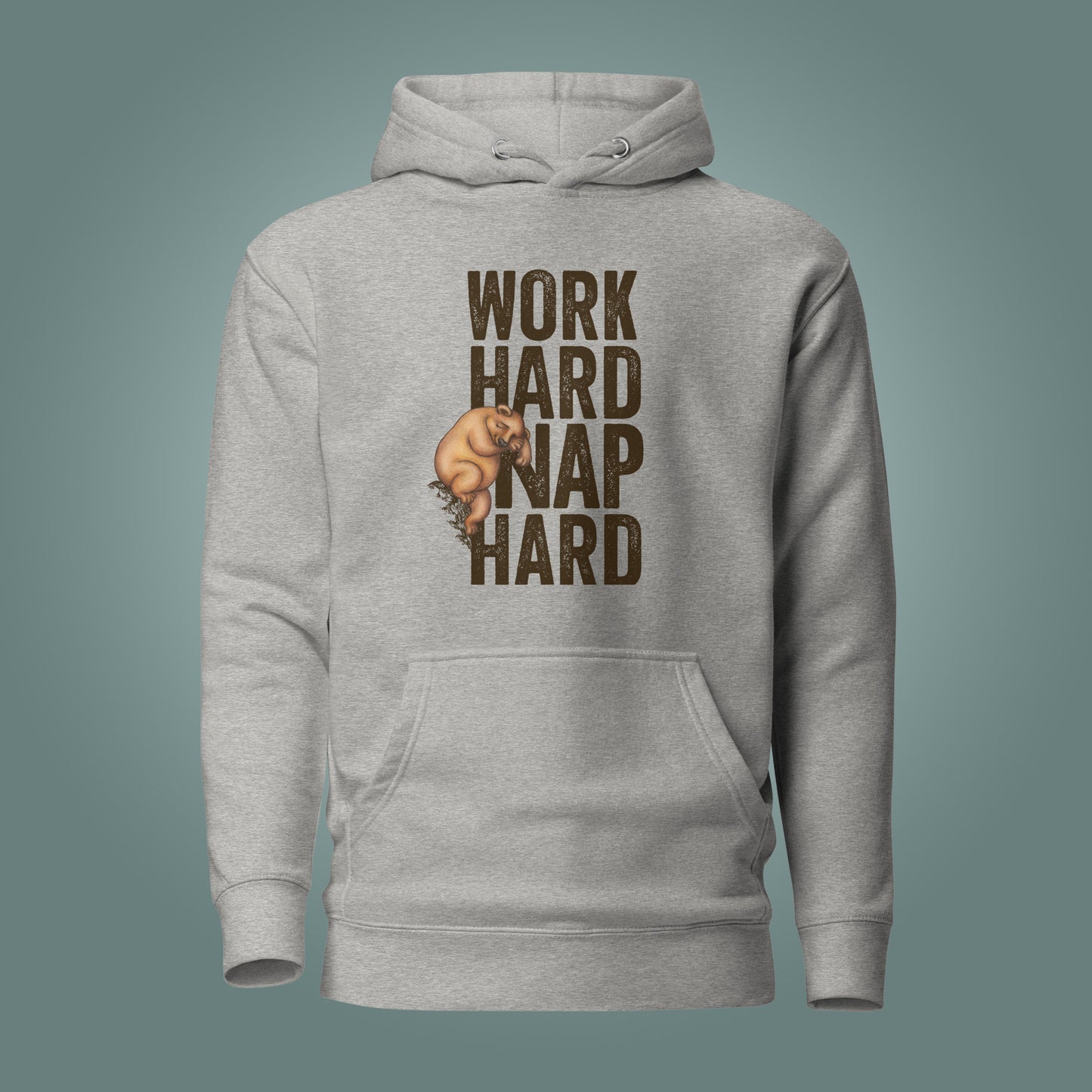 Work Hard, Nap Hard - Unisex Cotton Blend Hoodie