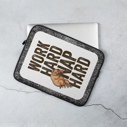 Work Hard, Nap Hard - Laptop Sleeve