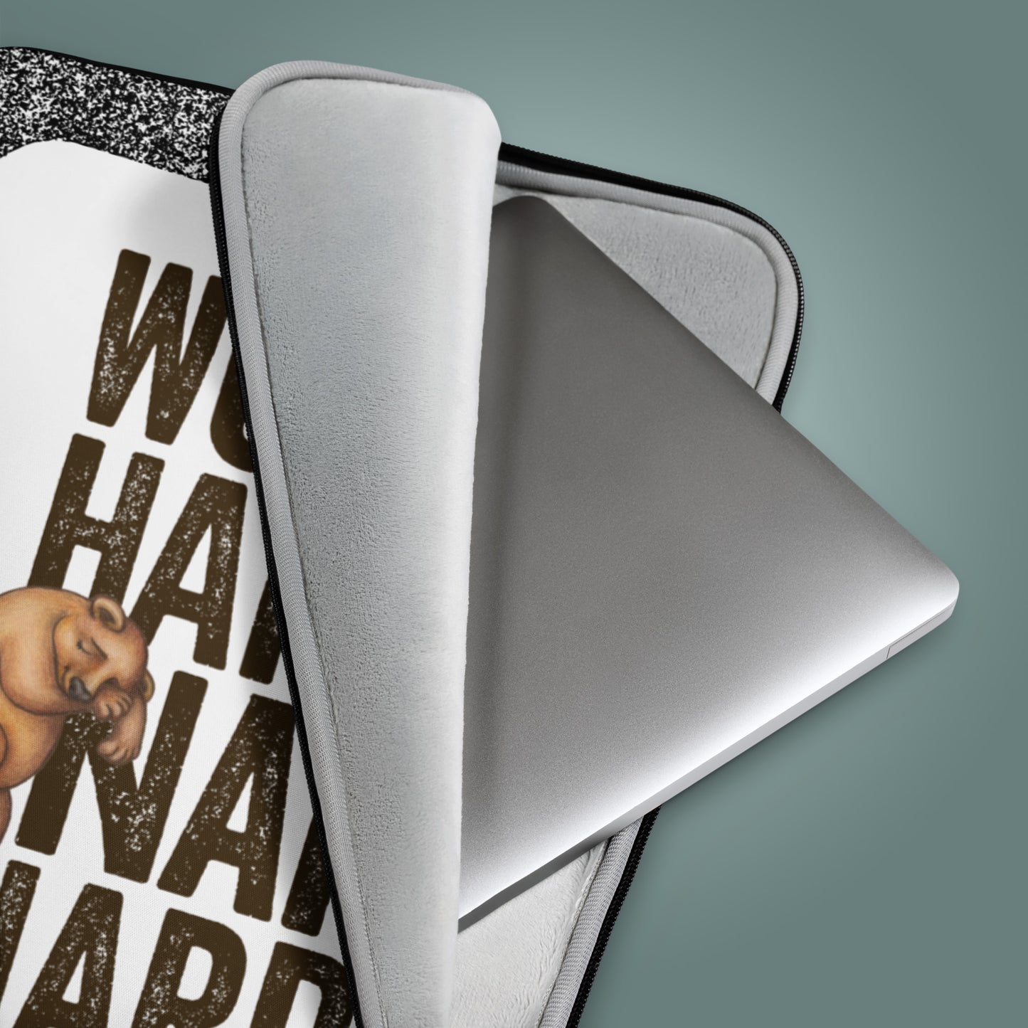 Work Hard, Nap Hard - Laptop Sleeve