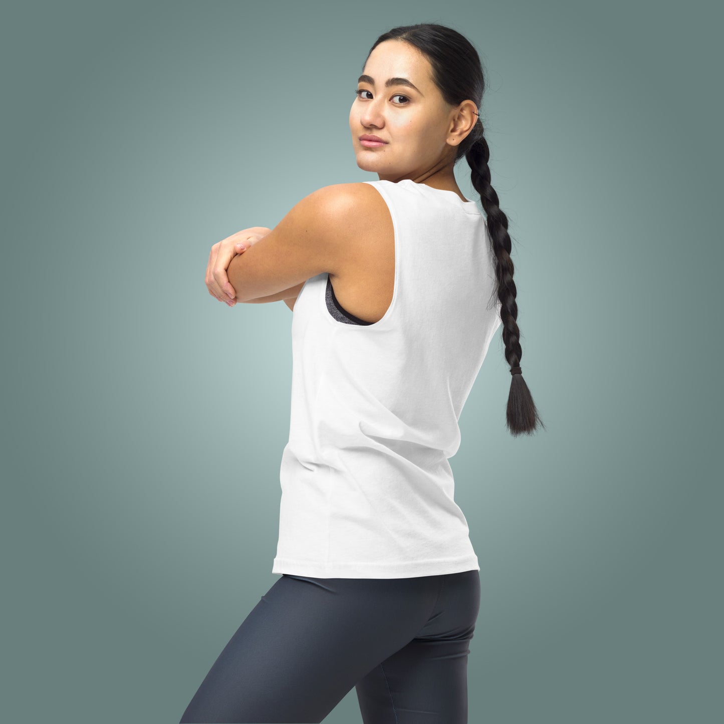 Work Hard, Nap Hard - Unisex High Neck Cotton Muscle Shirt