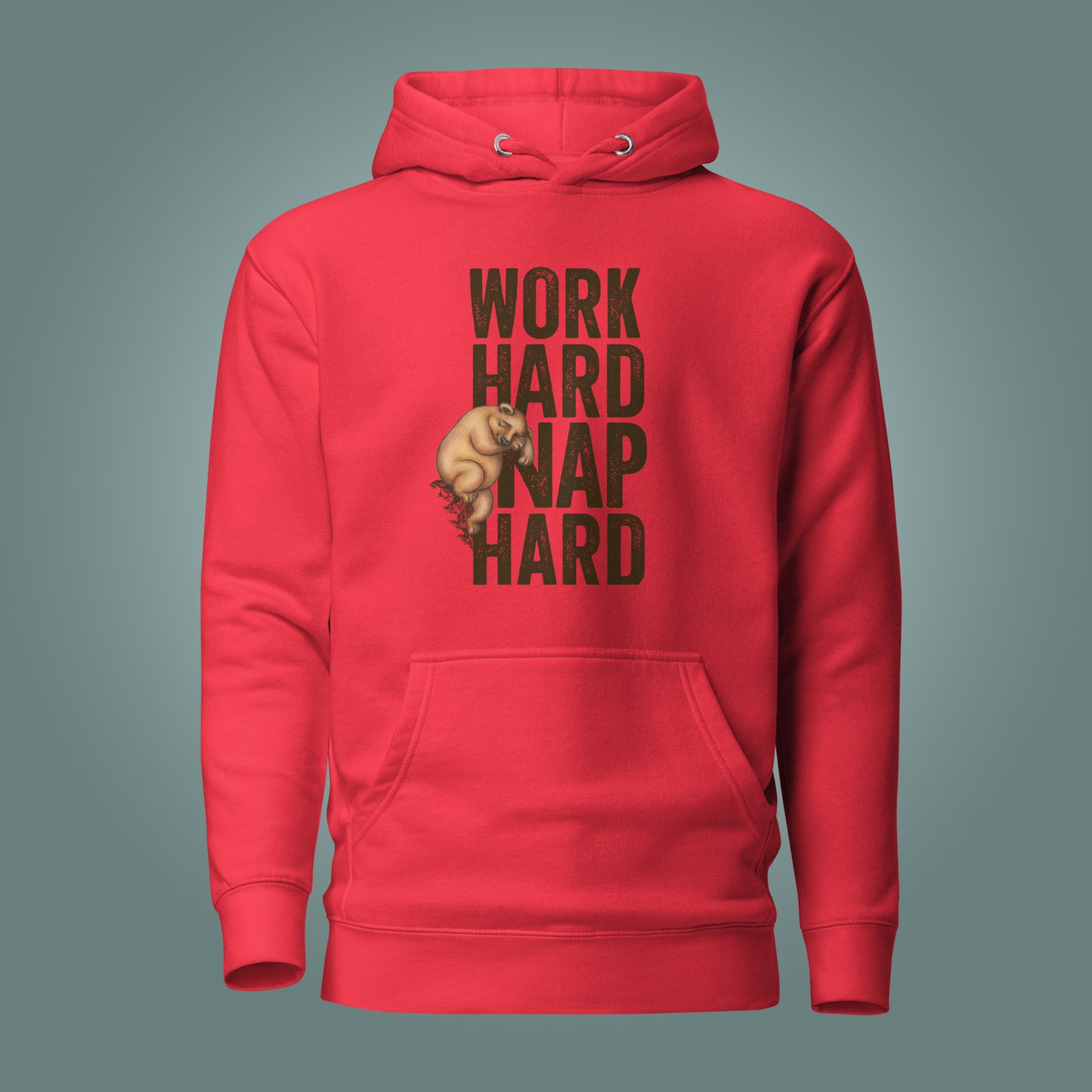 Work Hard, Nap Hard - Unisex Cotton Blend Hoodie