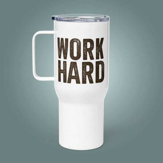 Work Hard, Nap Hard - Stainless Steel Travel Mug
