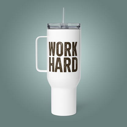 Work Hard, Nap Hard - Stainless Steel Travel Mug