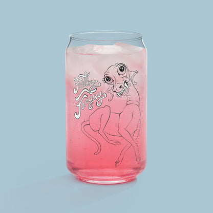 Feeling Fangsy - Can-Shaped Glass