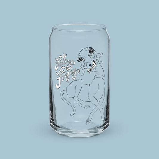 Feeling Fangsy - Can-Shaped Glass