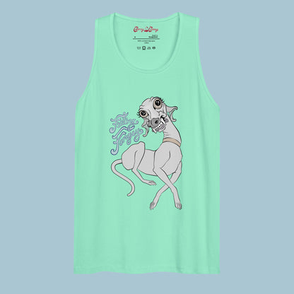 Feeling Fangsy - Men’s Wide Neck Cotton Tank Top