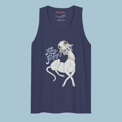 Feeling Fangsy - Men’s Wide Neck Cotton Tank Top