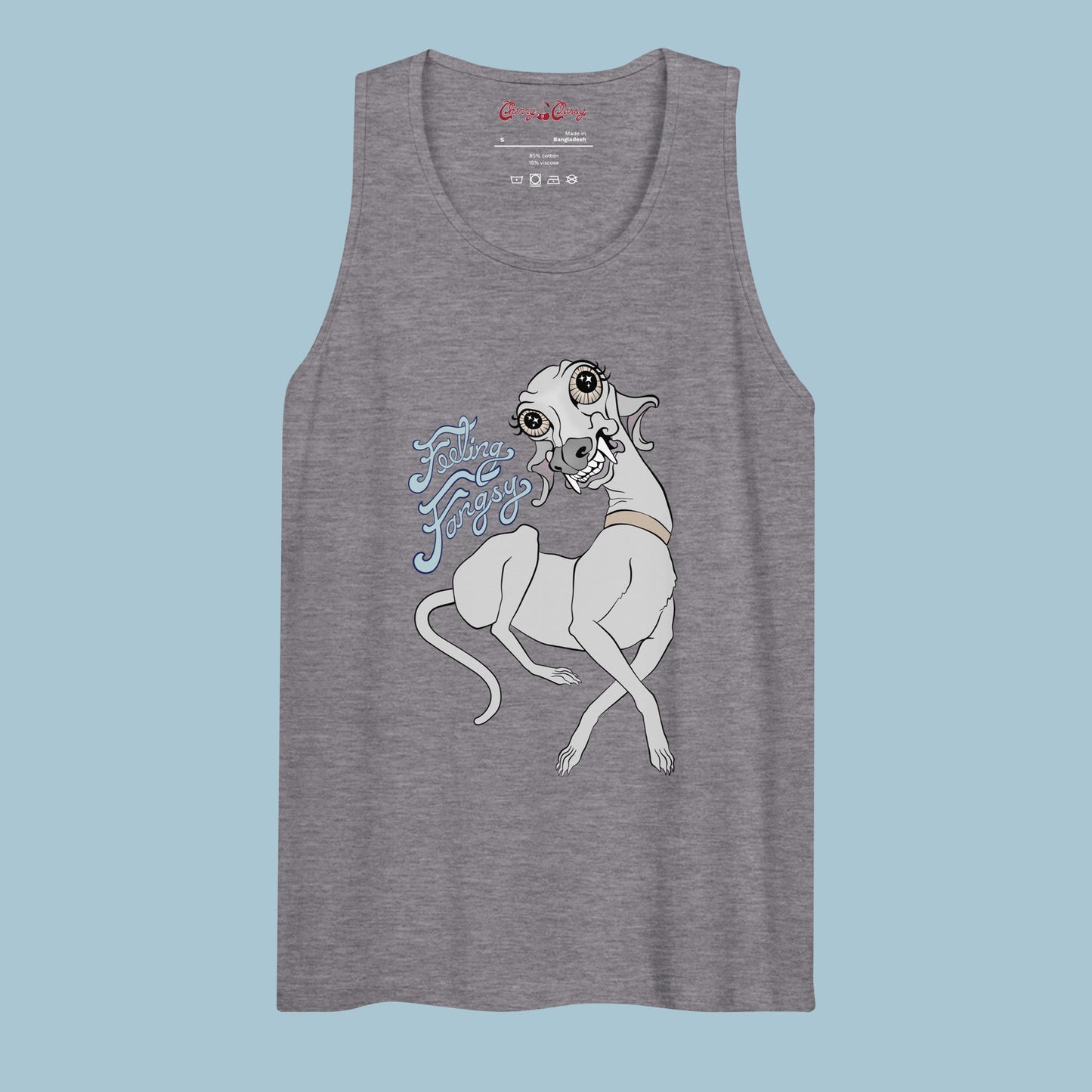 Feeling Fangsy - Men’s Wide Neck Cotton Tank Top