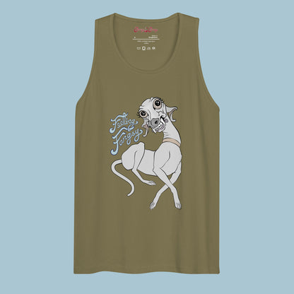 Feeling Fangsy - Men’s Wide Neck Cotton Tank Top