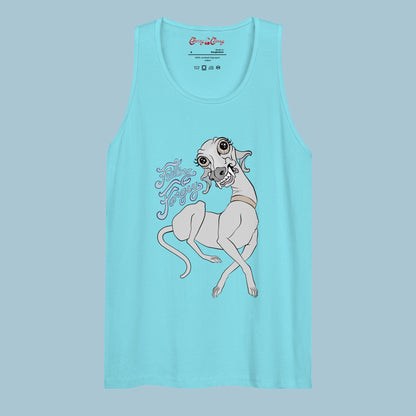 Feeling Fangsy - Men’s Wide Neck Cotton Tank Top