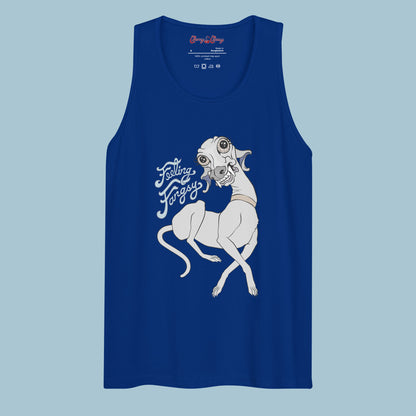 Feeling Fangsy - Men’s Wide Neck Cotton Tank Top
