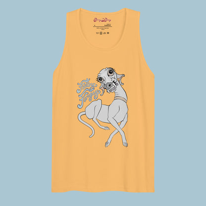 Feeling Fangsy - Men’s Wide Neck Cotton Tank Top