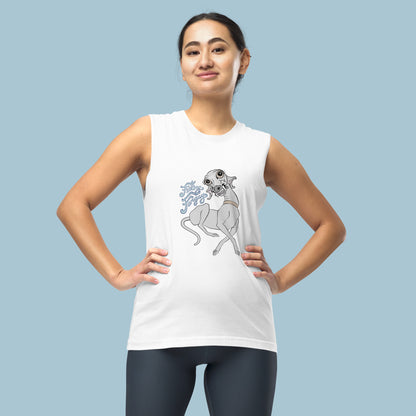 Feeling Fangsy - Unisex High Neck Cotton Muscle Shirt