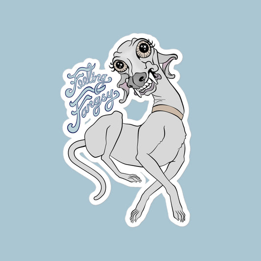 Feeling Fangsy - Sticker