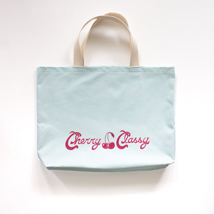 hoMEOWner - Large Cotton Tote - Long Hair Grey Cat