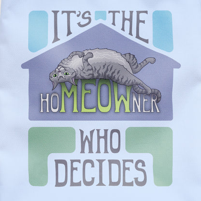 hoMEOWner - Medium Tote, Short Hair Grey Tabby