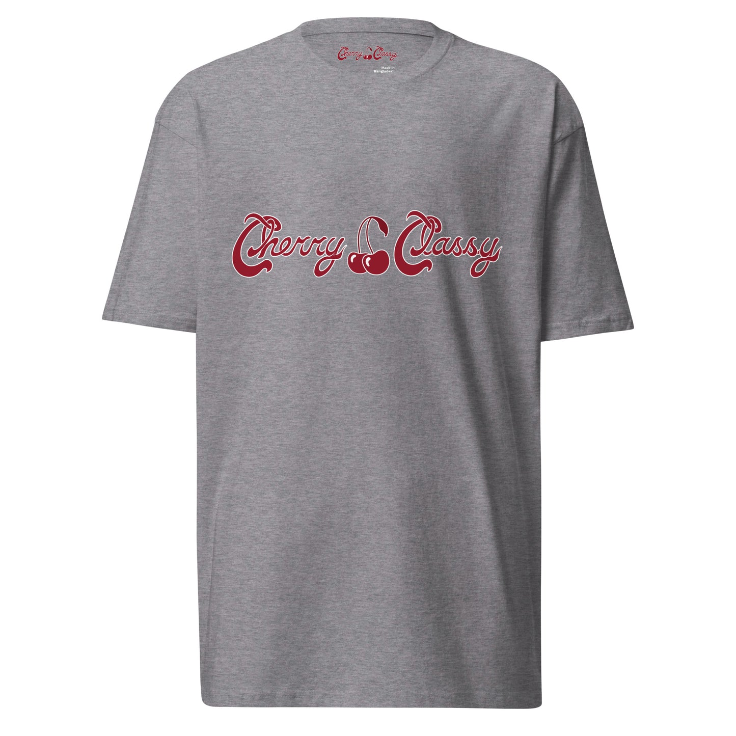 Cherry Classy Logo - Men’s Premium Cotton Heavyweight T-Shirt