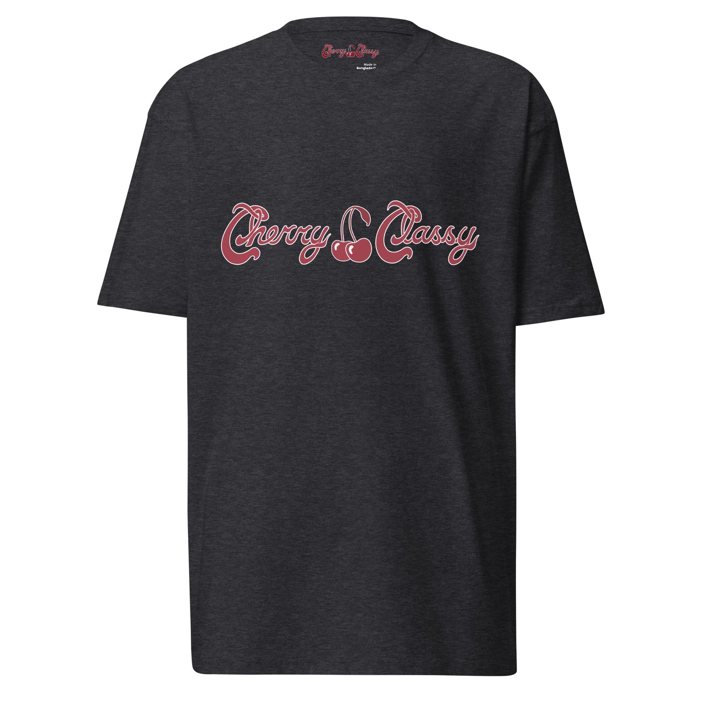 Cherry Classy Logo - Men’s Premium Cotton Heavyweight T-Shirt